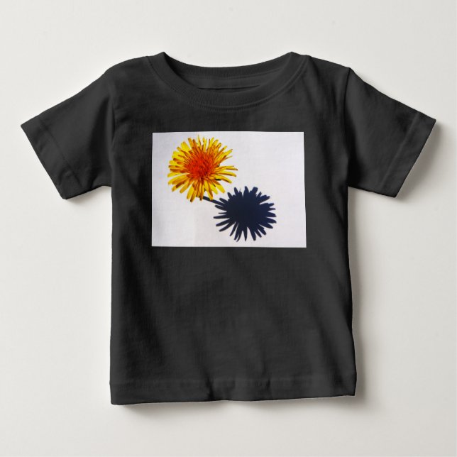 Camiseta Para Bebê Ícone Dandelion e Shadow (Frente)