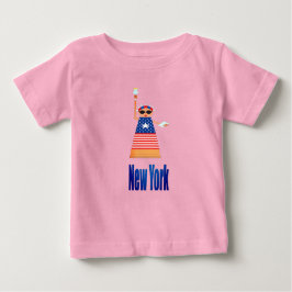 Camiseta Para Bebê ícone Nova Iorque Design
