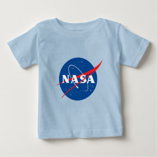 Camiseta Para Bebê Iconic NASA Baby Uranus Blue T Shirt