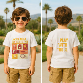 Camiseta Para Bebê Icônica Eletrônica Profissional Projetada