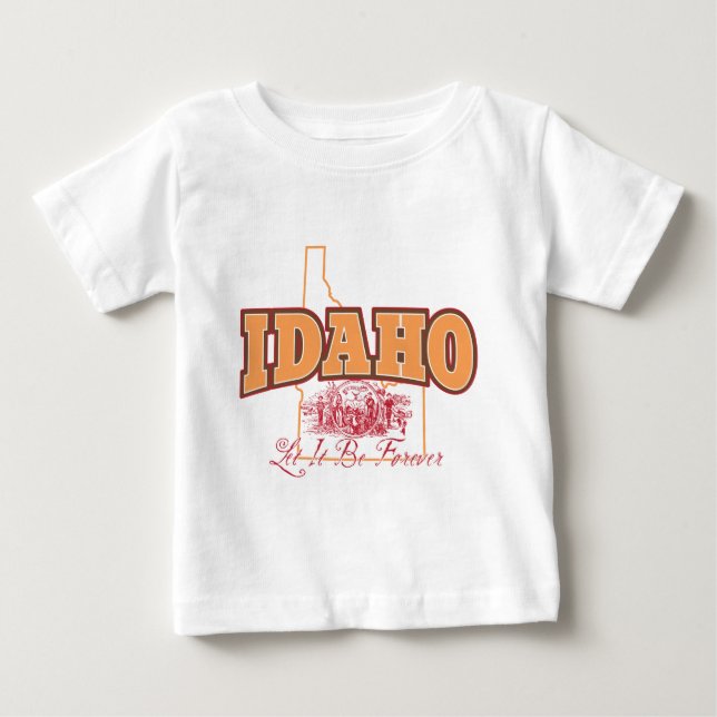 Camiseta Para Bebê Idaho (Frente)