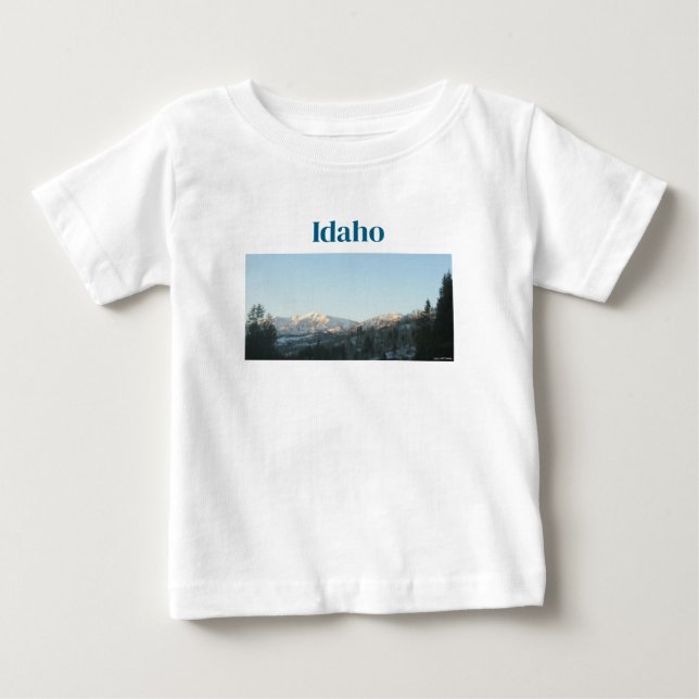 Camiseta Para Bebê Idaho (Frente)