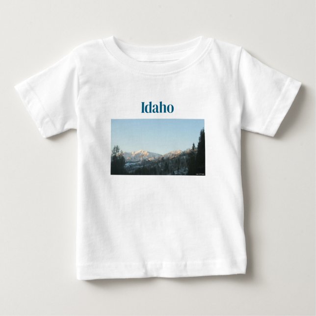 Camiseta Para Bebê Idaho (Frente)