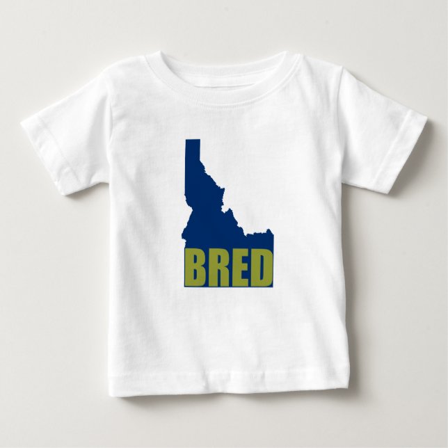 Camiseta Para Bebê Idaho Bred (Frente)
