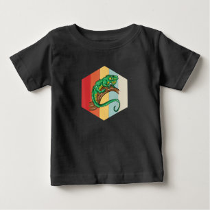 Camiseta Para Bebê Iguana Illustra Proprietário do Pão Gift Iguanas L