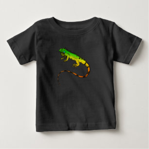Camiseta Para Bebê Iguana Lizard BeauBonita Iguana Gift