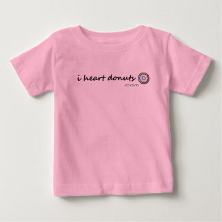 Camiseta Para Bebê iheartdonuts.com t-shirt das raparigas bebês