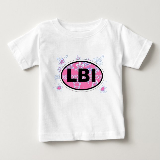 Camiseta Para Bebê Ilha de Long Beach (Frente)