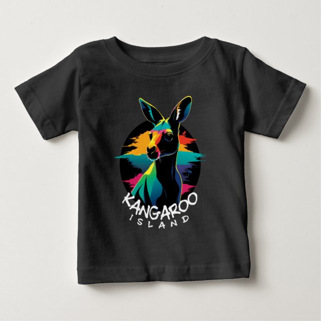 Camiseta Para Bebê Ilha do Canguru (Frente)