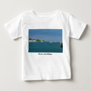 Camiseta Para Bebê Ilha Harbour Mackinac