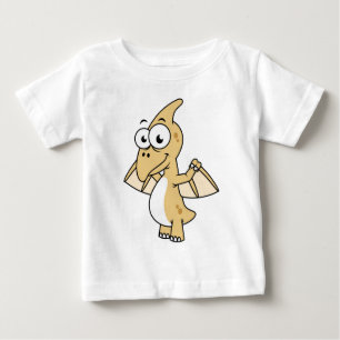 Camiseta Para Bebê Ilustração Bela De Um Pterodactilo. 2