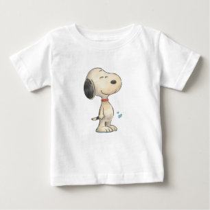 Camiseta Para Bebê Ilustração de cachorro Beagle em aquarela fofa