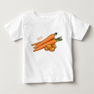 Camiseta Para Bebê Ilustração de desenho animado
