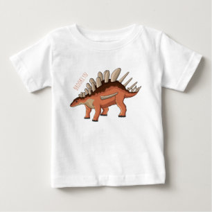 Camiseta Para Bebê Ilustração de desenho animado de Kentrosaurus
