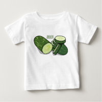 Ilustração de desenho animado de pepino
