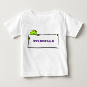 Camiseta Para Bebê Ilustração de desenho animado de sinal verde de
