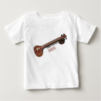 Ilustração de desenho animado de violão