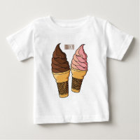 ilustração de desenho de cone de sorvete
