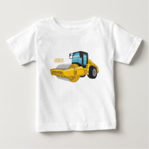 Camiseta Para Bebê Ilustração de desenho em rolo de estrada