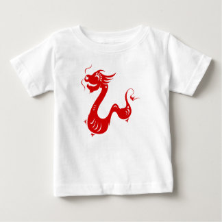 CAMISETA PARA BEBÊ ILUSTRAÇÃO DE DRAGÕES ZODIÁTICOS CHINESES
