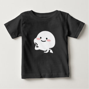 Camiseta Para Bebê Ilustração personalizada do adesivo quby