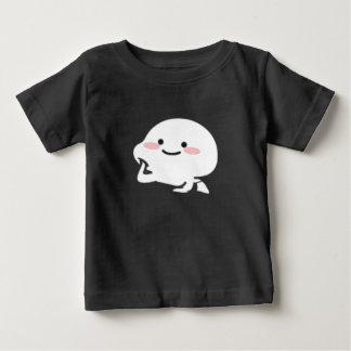 Camiseta Para Bebê Ilustração personalizada do adesivo quby