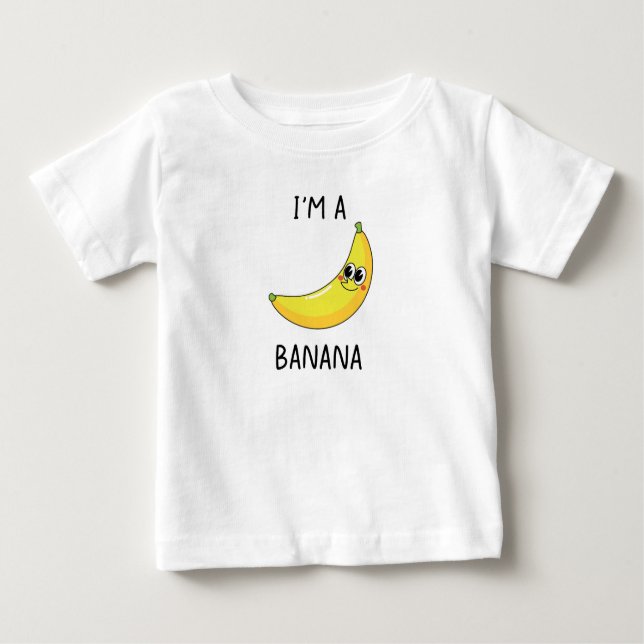 Camiseta Para Bebê I'm A Banana (Frente)