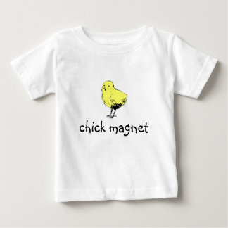 Camiseta Para Bebê ímã do pintinho