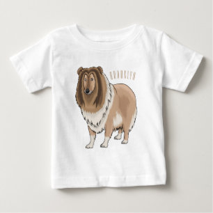 Camiseta Para Bebê Imagem de desenho em quadrinhos grosseiros