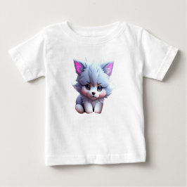 Camiseta Para Bebê Imagem de disquete em estilo de animação