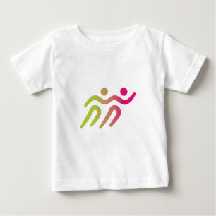 Camiseta Para Bebê Imagem legal dos corredores