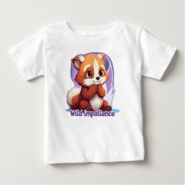 Camiseta Para Bebê Impatience folle - Wild impatience