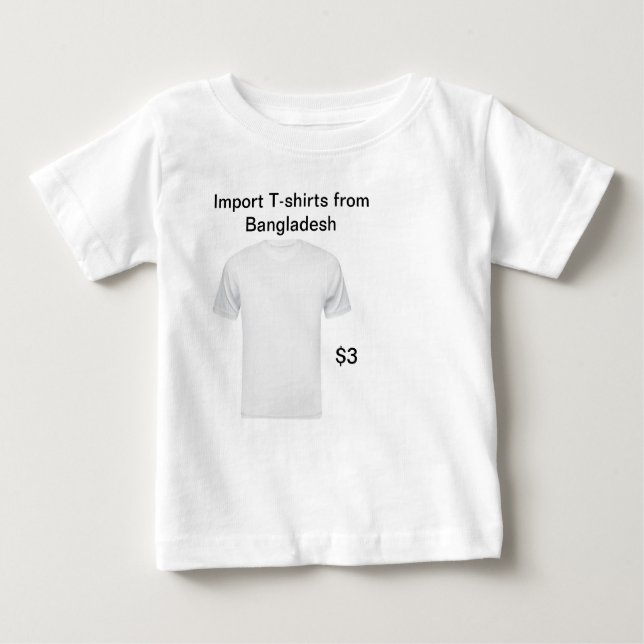 Camiseta Para Bebê Importar T-shirts (Frente)