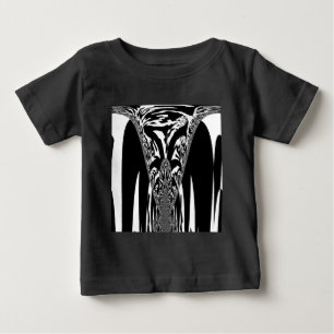 Camiseta Para Bebê Impressão de Abstrato de arte africana