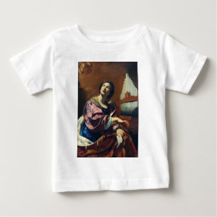 Camiseta Para Bebê Impressão de Arte "Concerto Celestial" Saint Cecil