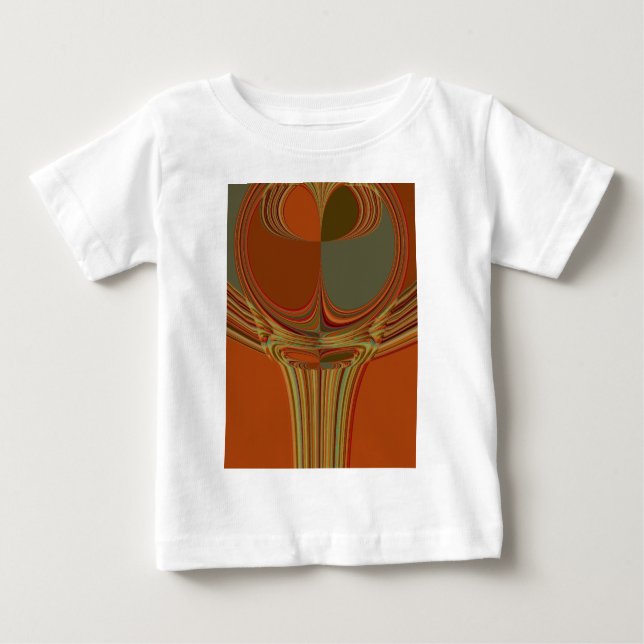 Camiseta Para Bebê Impressão de Arte Contemporânea da Terra Tradicion (Frente)