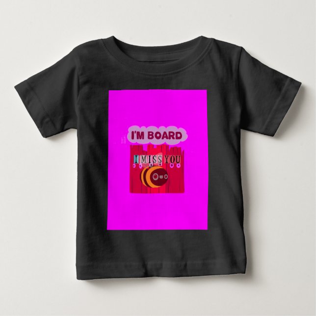 Camiseta Para Bebê Impressão de Arte de Abelhas conselho (Frente)