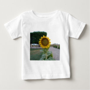 Camiseta Para Bebê Impressão de Arte de Girassol