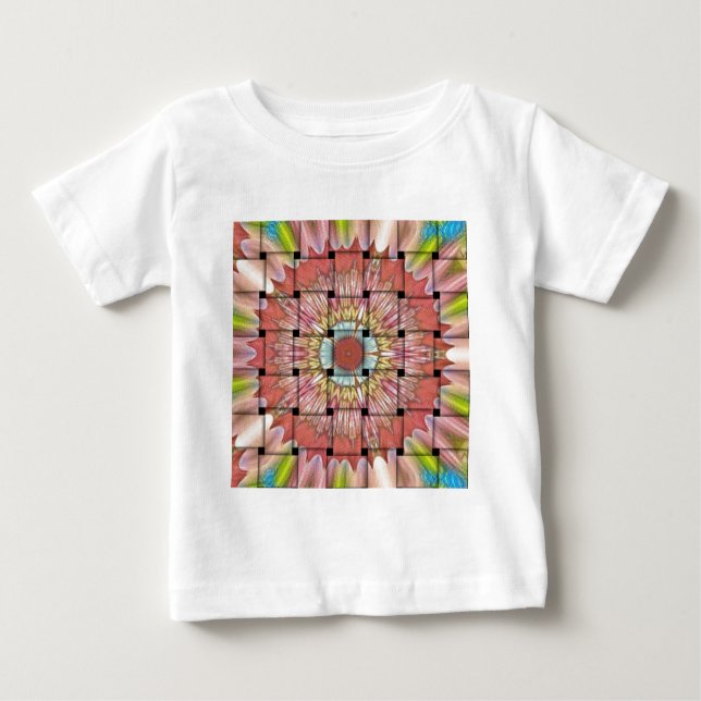 Camiseta Para Bebê Impressão de Arte Inspirada Africano - Design de T (Frente)