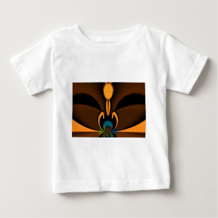Camiseta Para Bebê Impressão de Contraste de Cor abstrato