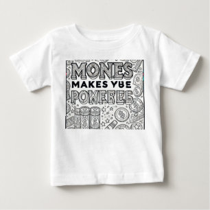 Camiseta Para Bebê Impressão de imagem de coelho em T-Shirt
