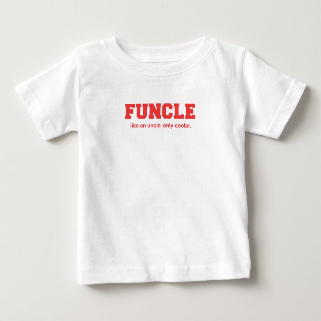 Camiseta Para Bebê Impressão engraçado da faculdade de Funcle (Frente)