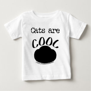 Camiseta Para Bebê Impressão legal de Cat-Paw