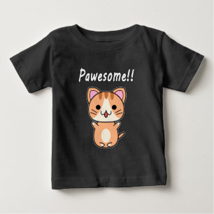 Camiseta Para Bebê Impressionante! Ginger Tabby Cat