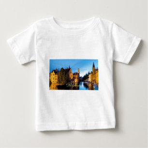 Camiseta Para Bebê Impressionante! Medieval Bruges Belgium - Foto Pro
