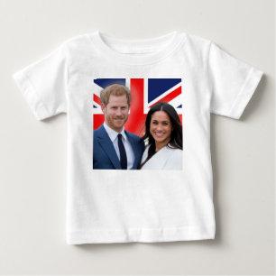Camiseta Para Bebê Impressionante! Prince Harry e Meghan Markle
