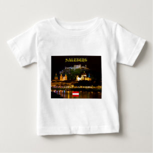 Camiseta Para Bebê Impressionante! Salzburgo Áustria com pavilhão