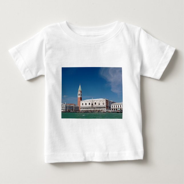 Camiseta Para Bebê Impressionante! Veneza Quadrada da Marca de ruas (Frente)