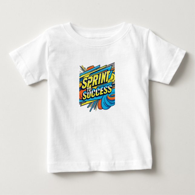 CAMISETA PARA BEBÊ IMPRIMIR AO SUCESSO (Frente)