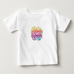 Camiseta Para Bebê Inalar Exalar